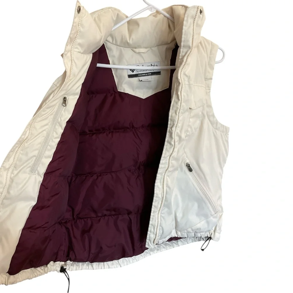 Columbia Sportwear Women's White Puffer Vest Women's XL - Picture 7 of 15